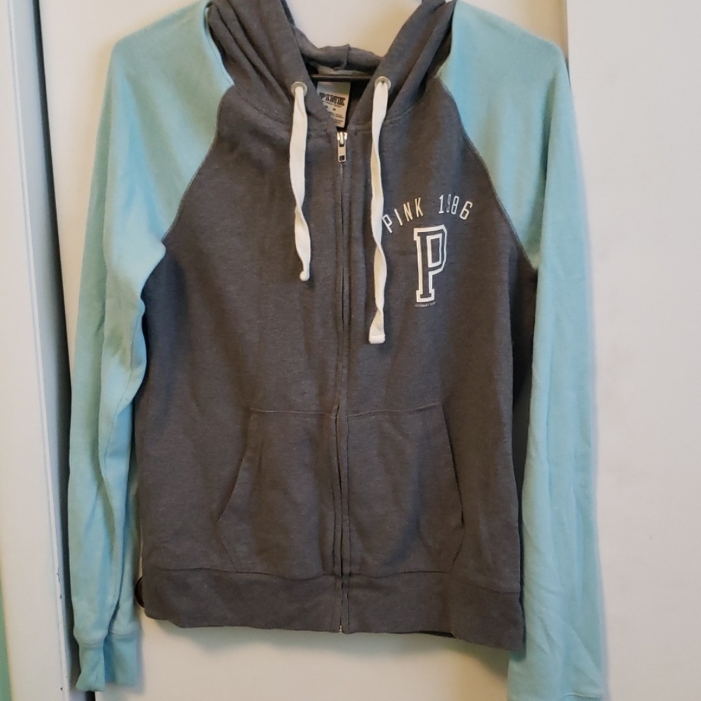 Pink zip up